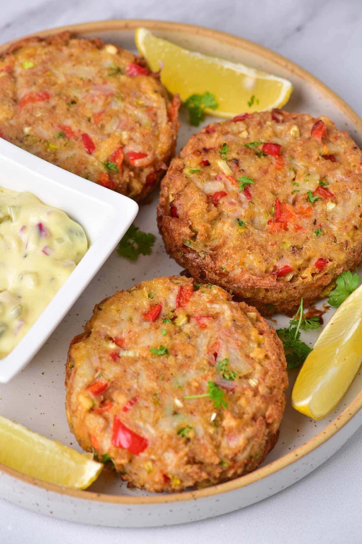 Air Fryer Crab Muffins {Crispy, Juicy, Ready In 8 Minutes!}