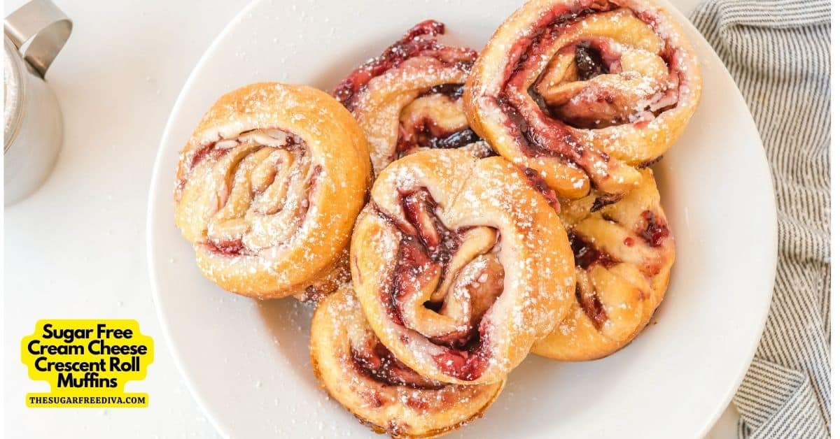 Sugar Free Cream Cheese Crescent Roll Muffins