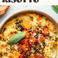 Vegan Butternut Squash Risotto (Fast Pot Nice!)