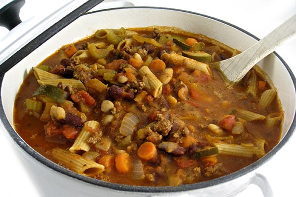 Make Olive Yard’s Delicious Pasta Fagioli at Residence with Weight Watchers Elements