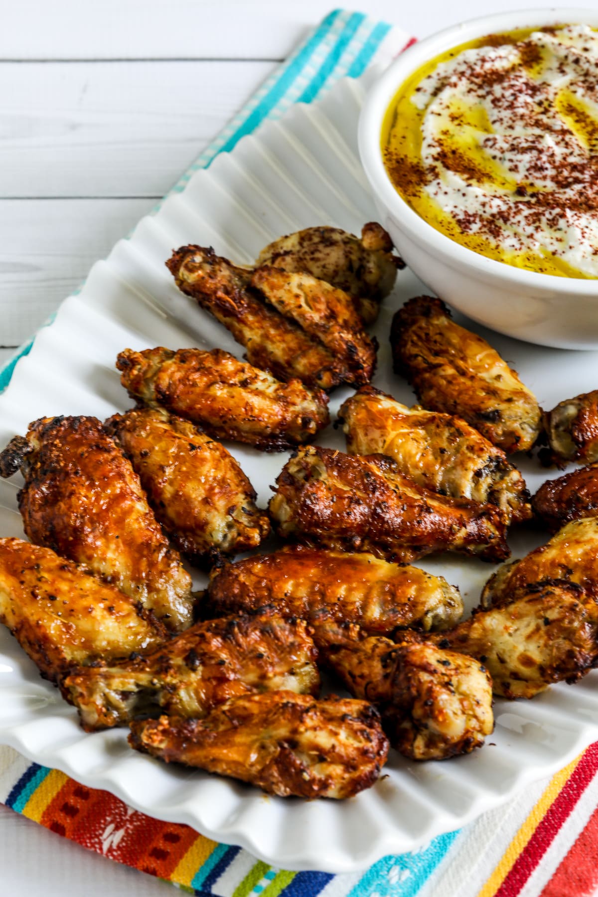Greek Air Fryer Hen Wings – Kalyn’s Kitchen