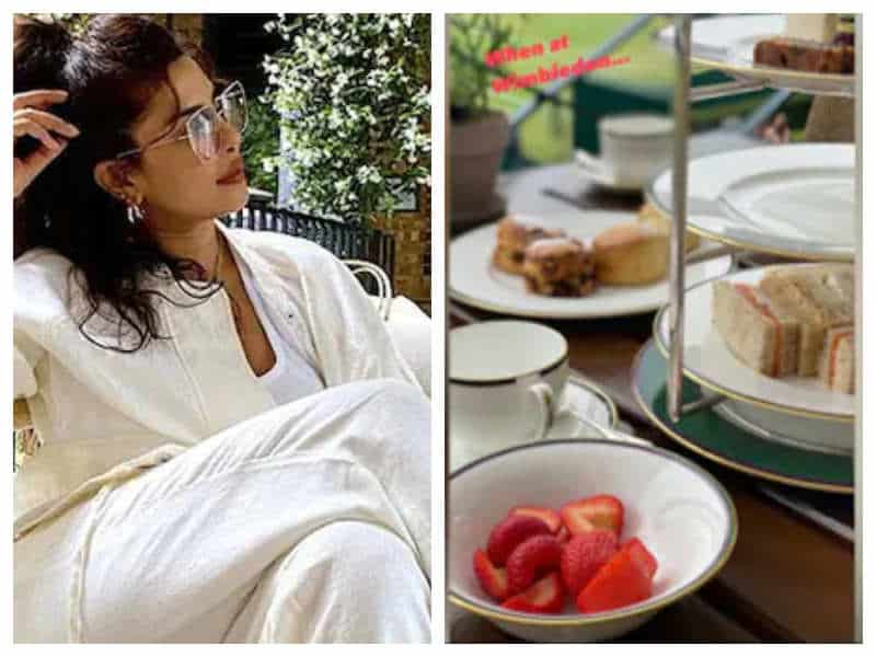 Priyanka Chopra Jonas enjoys fundamental high-tea at Wimbledon